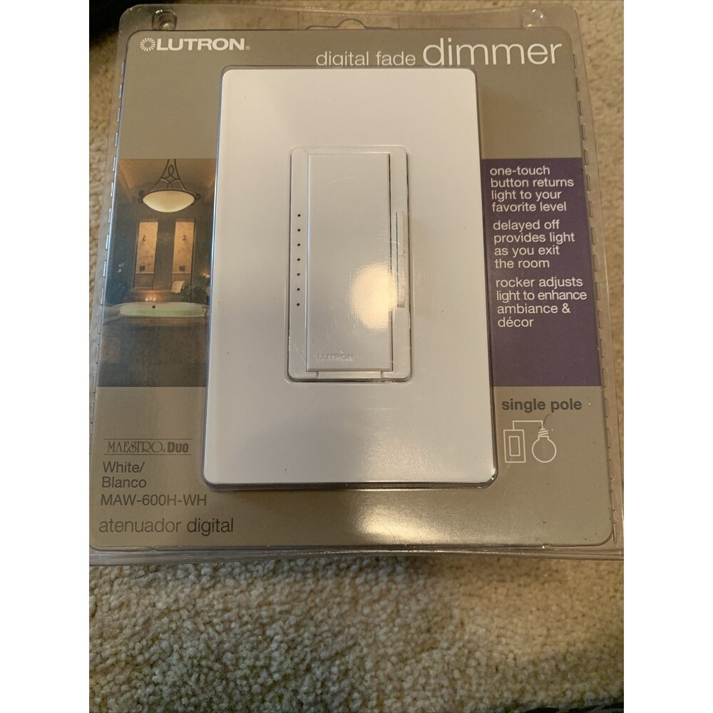 lutron Digital Fade dimmer switch